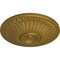 Ekena Millwork Modena Ceiling Medallion (Fits Canopies up to 5 1/4"), Hand-Painted Gold, 23 1/2"OD x 3 1/2"P CM23MOGLS - alternate 2